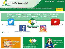 Tablet Screenshot of coomersan.com